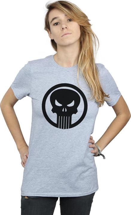 Immagine prodotto The Punisher Skull Circle Maglietta Ampia Donna (S)