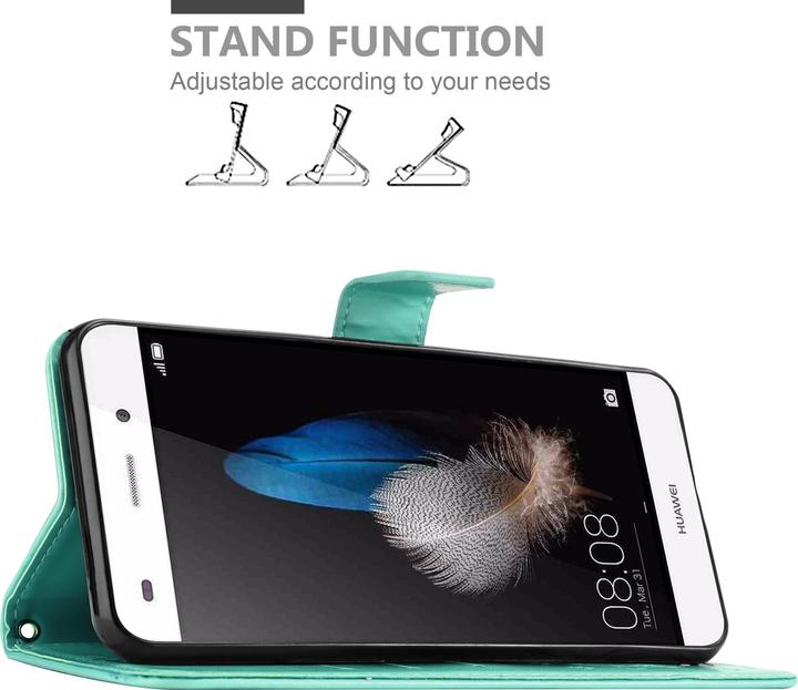 Produktbild Cadorabo Flower Book Cover (Huawei P8 Lite)