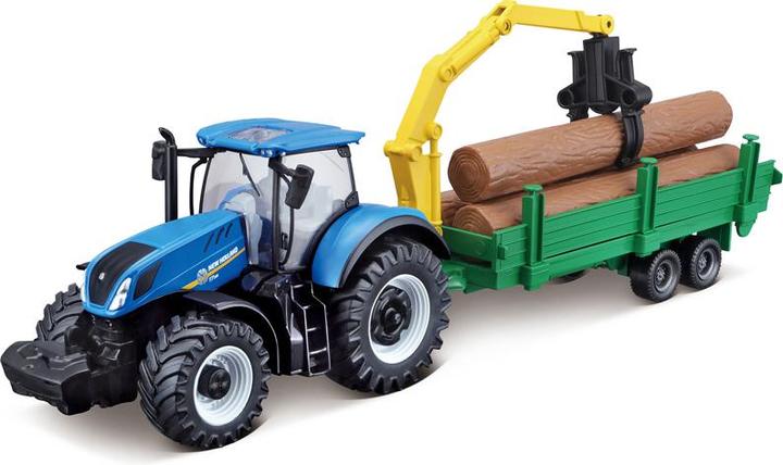 Actual product image Bburago Farm Tractor with trailer Fendt and New Holland
