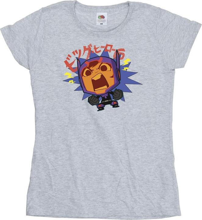 Image du produit Disney - T-shirt BIG HERO BAYMAX HIRO ANGRY MANGA - Femme (S)