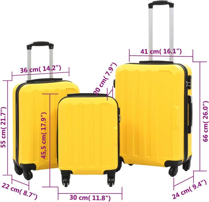 Produktbild VidaXL Una (Handgepäck (bis 50l), M (50 - 90l))