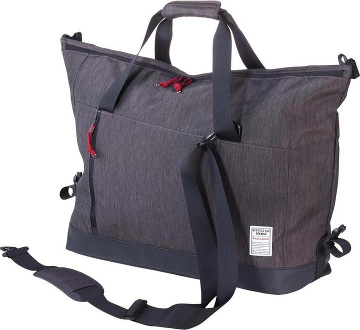 Troika BUSINESS WEEKENDER Reisetasche, grau/schwarz (50 l)