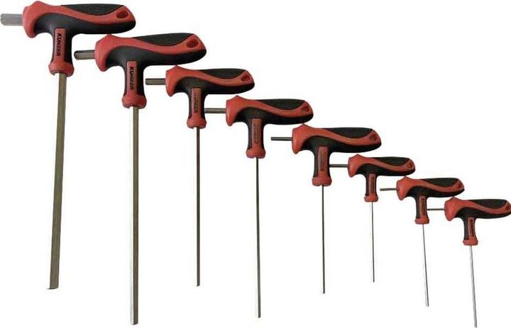 Actual product image Kunzer Inside Hex Screwdriver T Handle Screwdriver Set Hexagon socket (Allen screw)