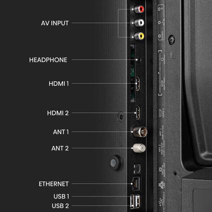 Actual product image Hisense TV 32A4K (32", LCD, HD ready, 2022)