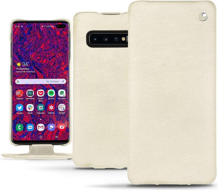 Noreve Lederschutzhülle vertikal (Samsung Galaxy S10+)