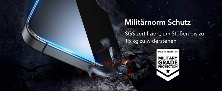 Immagine prodotto ESR Protezione del display in vetro temperato (1 Pezzo/i, Apple iPhone 16 Plus)