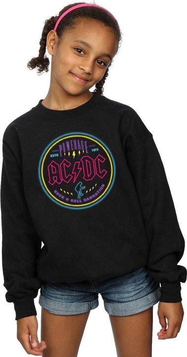 Immagine prodotto AC/DC Circle Neon Felpa Ragazze (116)