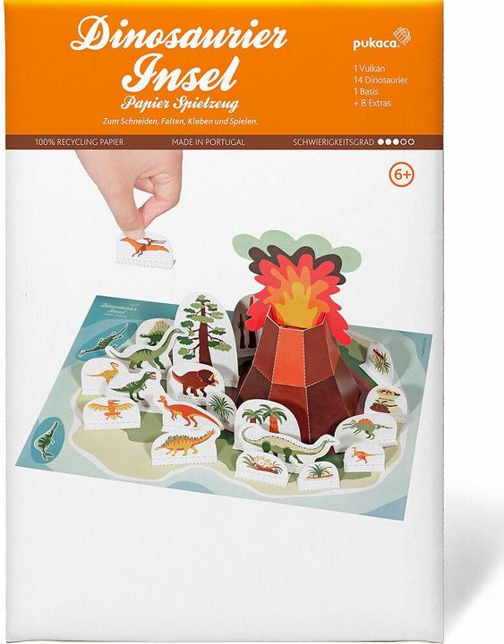 Image du produit Pukaca Ensemble de jouets en papier. L'île aux dinosaures (Allemand)
