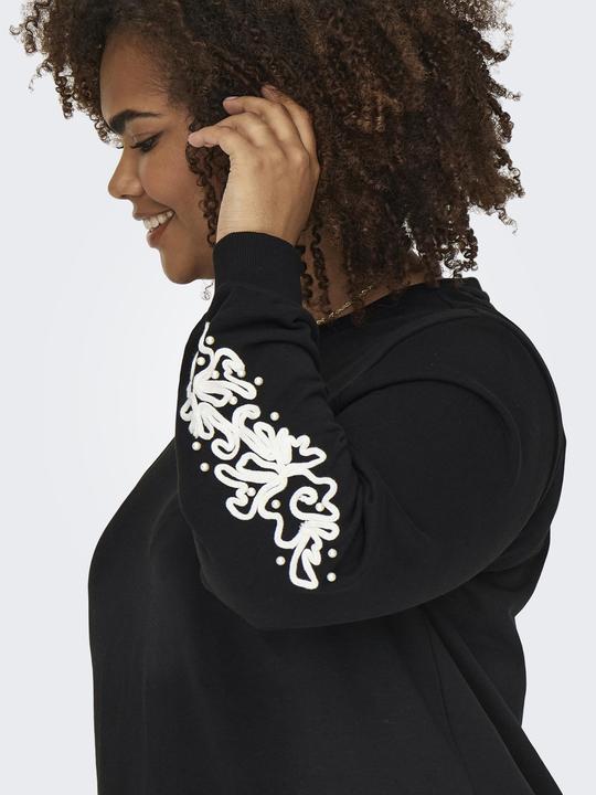 Image du produit Only Coupe normale Col rond Épaule basse Sweat-shirt (S)
