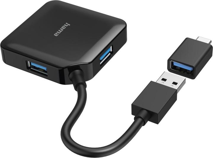 Immagine prodotto Hama Hub USB 3.2 (USB-C, USB-A, 4 Porti)