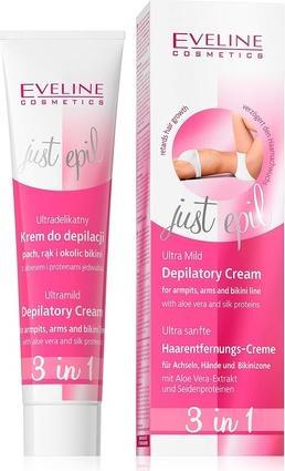 Produktbild Eveline Just Epil 3In1 Ultra-Delicate Cream Is An Epilation Smell Of Hands And Bikini Area 125Ml (125 ml)