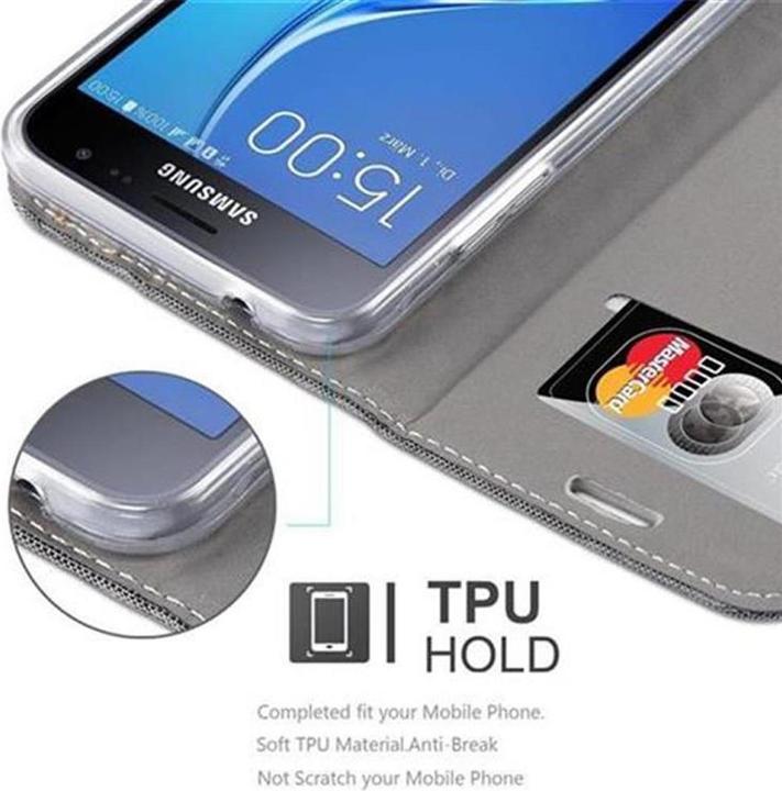 Image du produit Cadorabo Couverture look jeans Book (Samsung Galaxy J3 (2016))