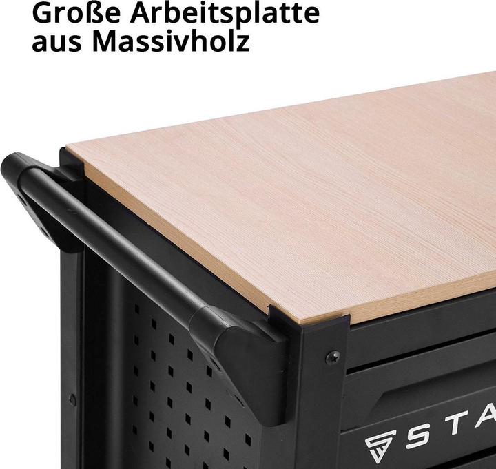 Produktbild Stahlwerk Werkstattwagen DINO Werkzeugwagen XXL Montagewagen 364 Werkzeuge CrV (364 x)