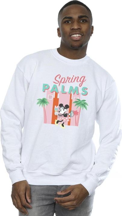 Actual product image Disney Mens Minnie Mouse Spring Palms Sweatshirt (M)