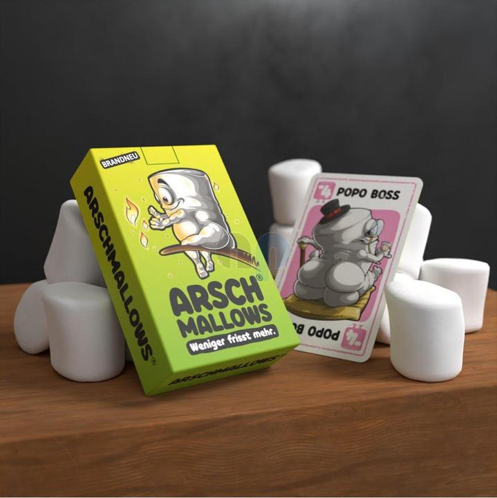 Produktbild Denkriesen Arschmallows® - "Weniger Frisst Mehr" (Deutsch)