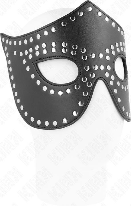 Image du produit Kink Masque En Cuir Artificiel Avec Niets Modèle 2 30 x 12 cm