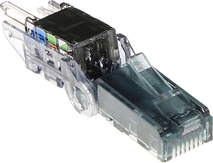 Immagine prodotto Multimedia Connect Connettore modulare RJ45 rotativo senza attrezzi per cavo solido non schermato (Connettore del cavo di rete)