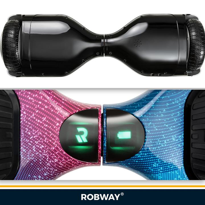 Produktbild Robway Hoverboard W1 E-Balance Board Scooter Elektro Roller Smart Self Balance (Blau Chrom)