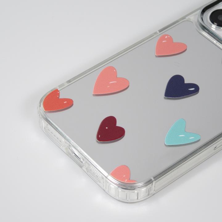 Immagine prodotto PhoneLook Coque Silicone trasparente Many Hearts avec effet miroir (Apple iPhone 14 Pro Max)