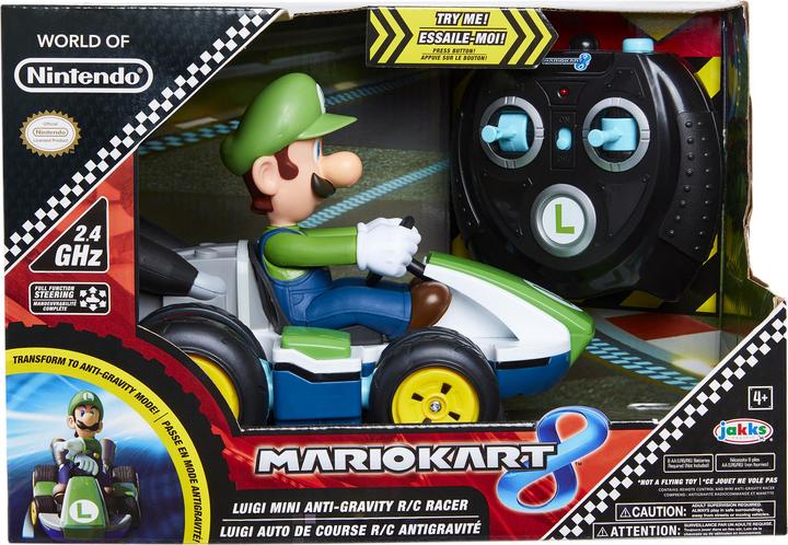 Image du produit Jakks Pacific Super Mario - Mario Kart Mini RC Racer - Luigi