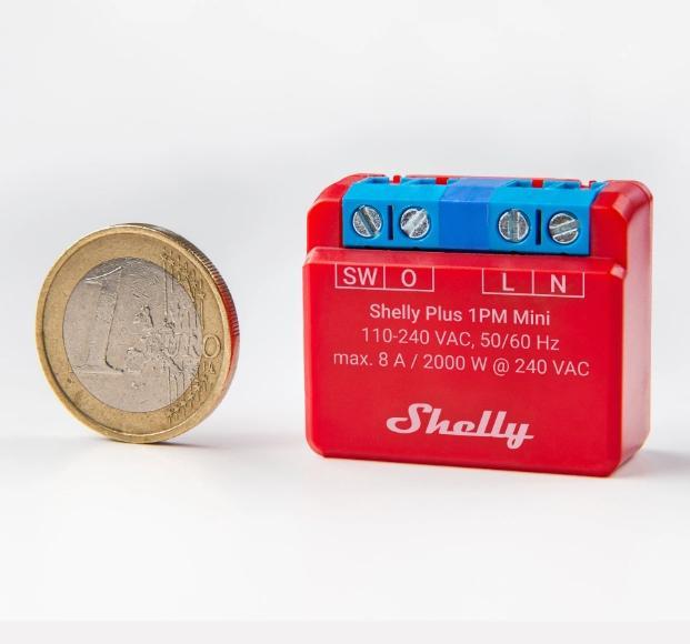 Immagine prodotto Shelly Plus 1PM Mini (Attuatore dell'interruttore)