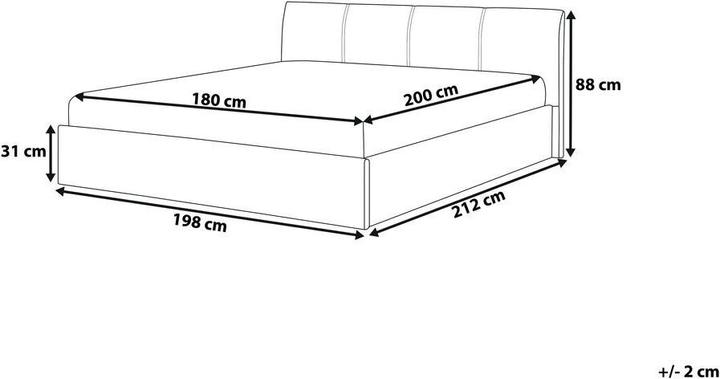 Actual product image Beliani Orbey (200 x 180 cm)
