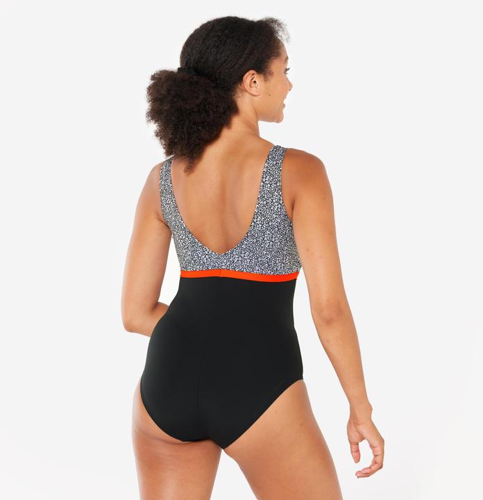 Produktbild Nabaiji Women’s aquafitness 1-piece swimsuit - Rosy black (40, 42)