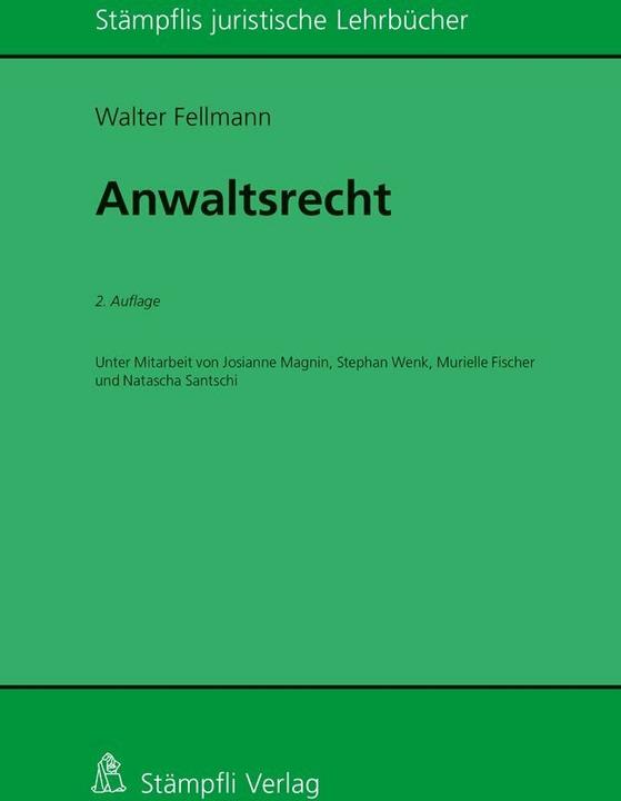 Actual product image Anwaltsrecht (German, Walter Fellmann, 2017)