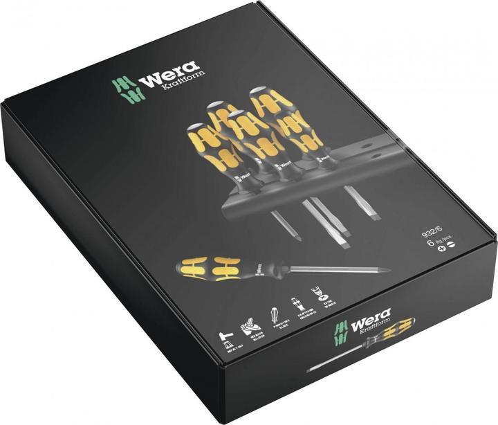 Image du produit Wera 932/6 Rack (Vis fendues, Recouvrement cruciforme Phillipps (PH))