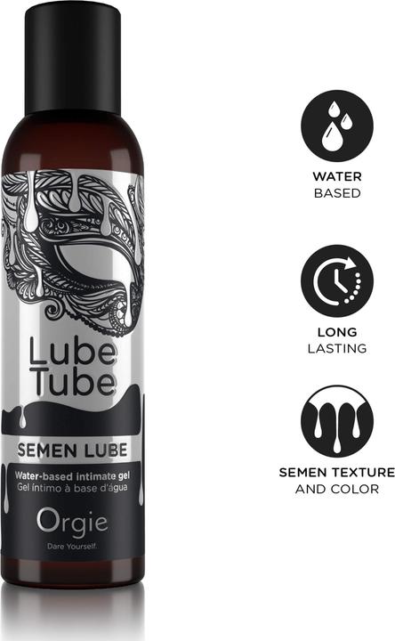 Actual product image Orgie Semen Lube - Waterbased Intimate Gel - 5.07 fl oz / 150 ml (150 ml)