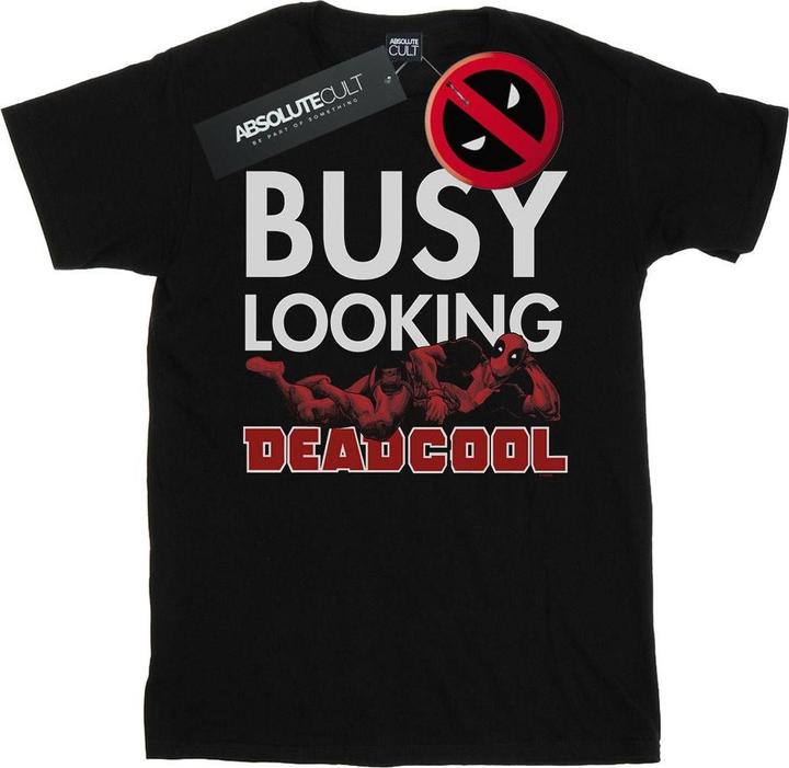 Immagine prodotto Deadpool Busy Looking Deadcool Maglietta Uomo (XL)