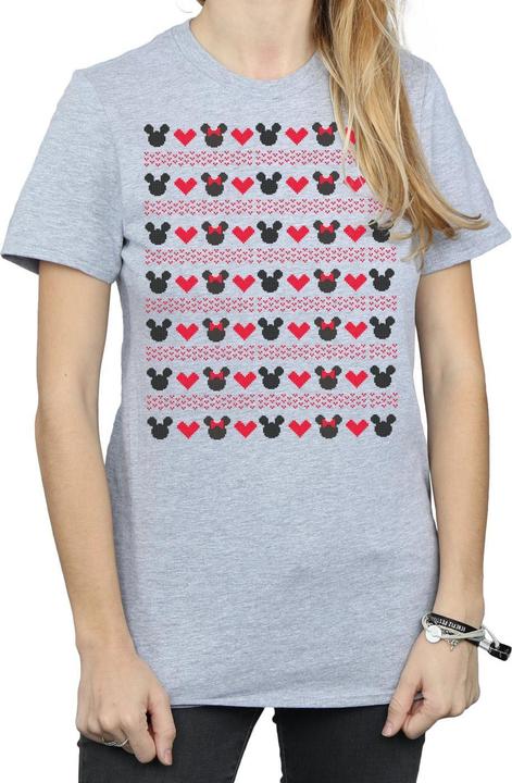 Produktbild Disney Mickey And Minnie Christmas Hearts TShirt (M)