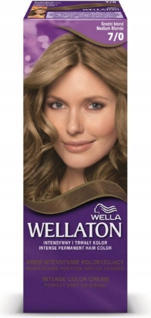 Wella Intensive Wellaton Permanent Color Cream Intensiv färbend 7/0 Mittelblond (7/0 mittelblond)