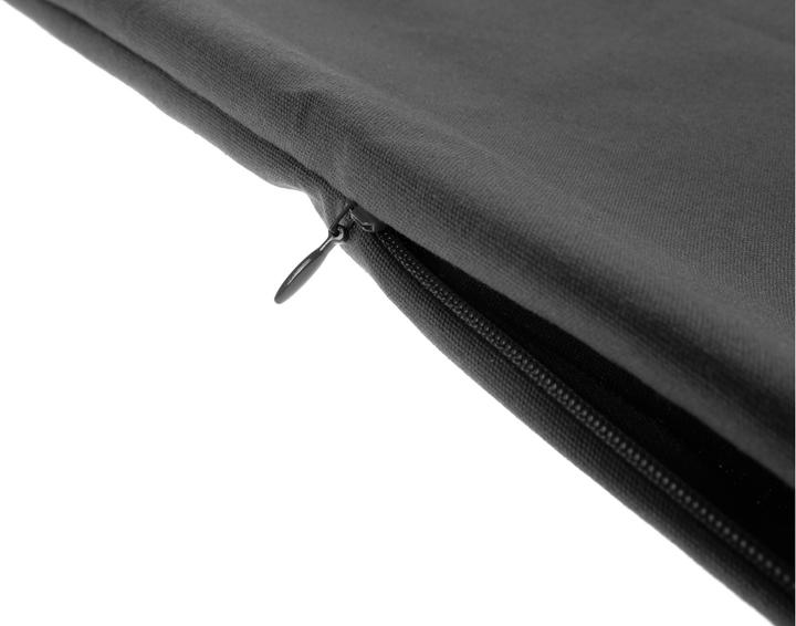 Actual product image Cocon Canvas cushion cover 60 x 60 cm, anthracite (60 x 60 cm)