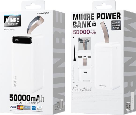 Produktbild Weingärtner WK Power Bank 50000mAh MINRE White WP-283 (50000 mAh)