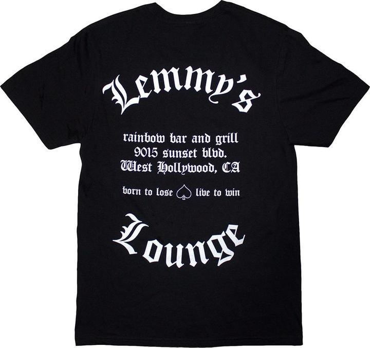 Produktbild Motorhead Lemmy's Lounge TShirt (L)