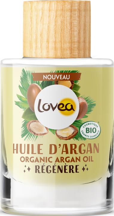 Actual product image Lovea Argan Oil Organic Regenerating Oil (Body milk, 50 ml)