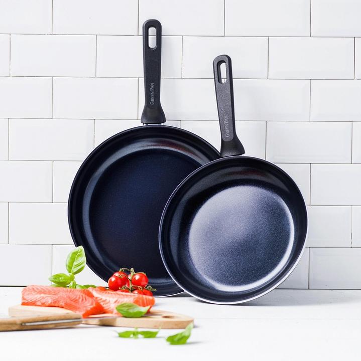 Produktbild Greenpan Memphis Keramische Koekenpannenset - 24 + 28 cm - PFAS-vrij (Pfannenset + Topfset, Aluminium)