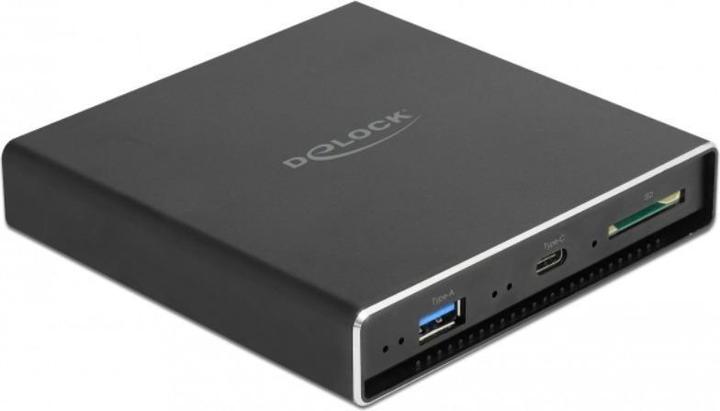 Delock External Enclosure for 2.5" SATA HDD / SSD with additional USB Type-C and Type-A Port and SD Slot (2.5")