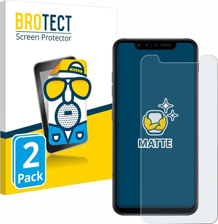 Productafbeelding BROTECT Antireflecterende schermbeschermer mat (2 Stuk, LG G8s ThinQ)
