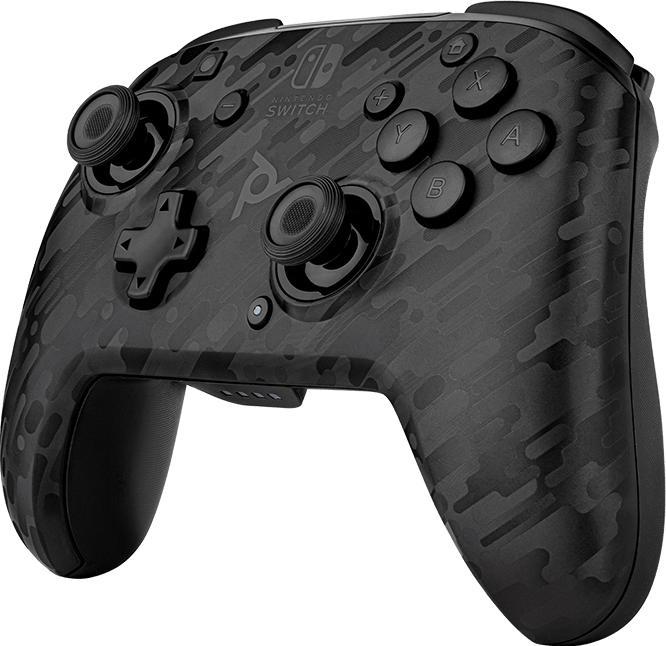 Actual product image PDP Faceoff Wireless Deluxe Controller - Black Camo (Switch)