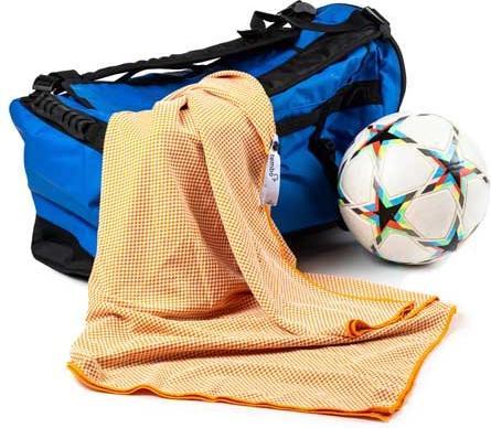 Produktbild Tembo Bambus Reisehandtuch mit Aktivkohlefasern Orange S