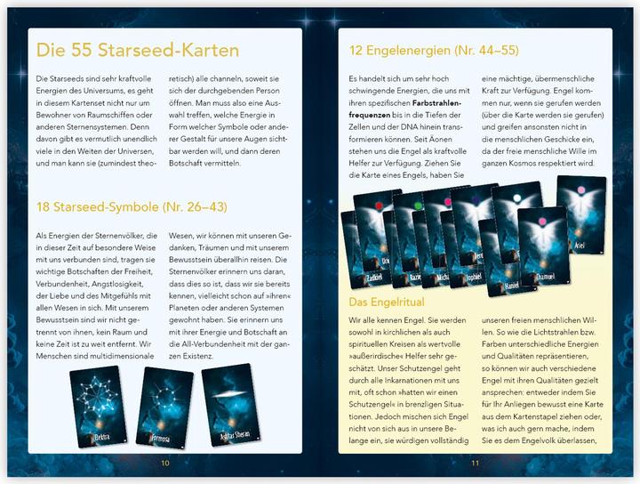 Actual product image Starseeds und kosmische Lichtsprache, mit 1 Buch (German, Roswitha Stark, 2024)