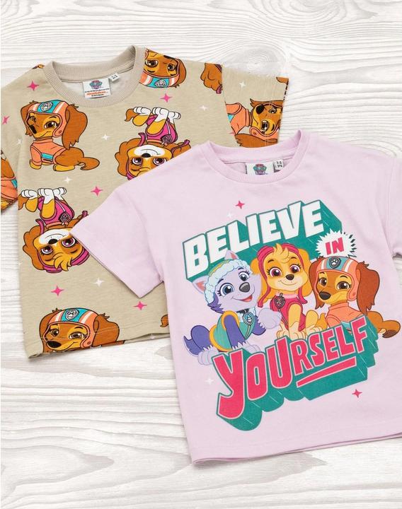 Produktbild Paw Patrol Believe In Yourself TShirt Mädchen (2erPack) (122)