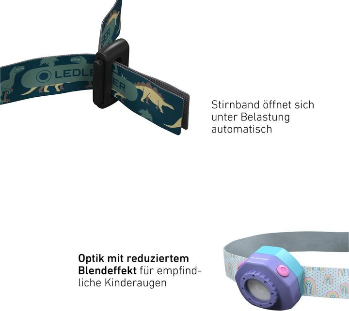Produktbild Ledlenser KIDLED4R Stirnlampe (40 lm)