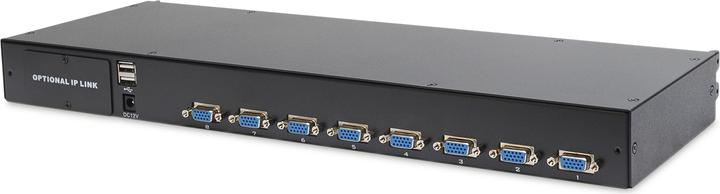 Image du produit Digitus Console modulaire avec TFT 17" (43,2cm), 8 ports KVM & Touchpad, clavier américain