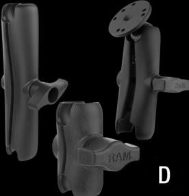 Actual product image RAM Mounts Socket Arm: Unpkd Ram