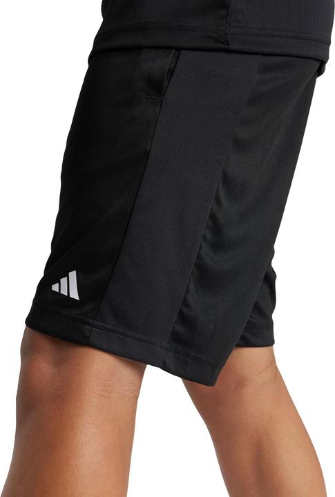 Image du produit adidas Pantalon junior unisexe Train Essentials Logo Regular Fit, Noir/Blanc (128)