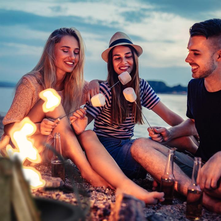 Actual product image Relaxdays XL Fire Pit with BBQ Accessories (60 cm)