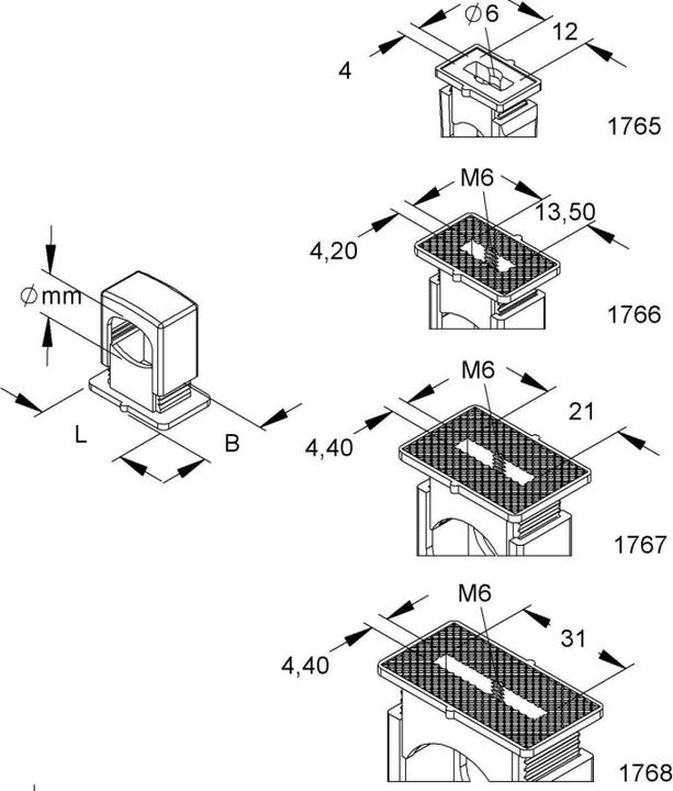 Actual product image Kleinhuis RastSchelle 616 131 09 14 1766